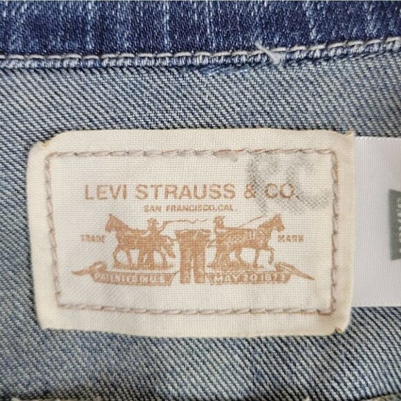 𝅺levi's Denim Jean Jacket Trucker Vintage M - Picture 10 of 16